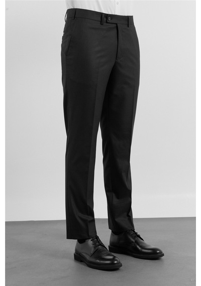 İmza Yan Cep Açık Paça Bez Ayağı Comfort Fit Esnek Pantolon 1003255127 Siyah