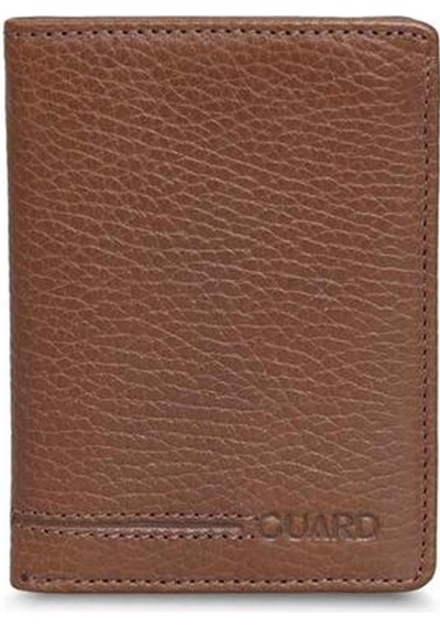 Guard Ekstra İnce Taba Hakiki Deri Erkek Cüzdanı Taba