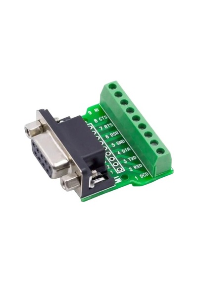 Db9 9 Pinli Dişi Rs232 - Rs485 Dönüştürücü Converter
