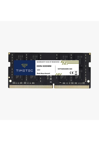 Timetec 76TT32NUS2R8-32G 32 GB DDR4 3200 MHz CL22 Notebook Ram