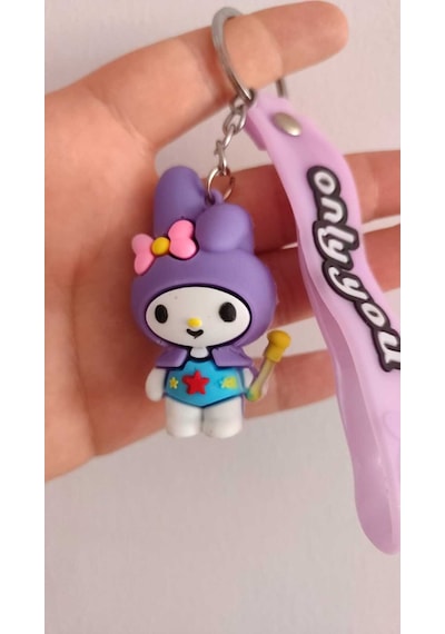 Kuromi Silikon Anahtarlık Çanta Aksesuar