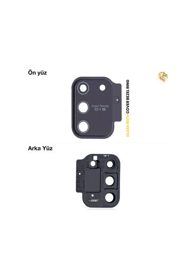 Samsung Galaxy S10 Lite İle Uyumlu Kamera Lensi Full Kamera Lensi Sade Lens Kamera Camı Kamera Merceği