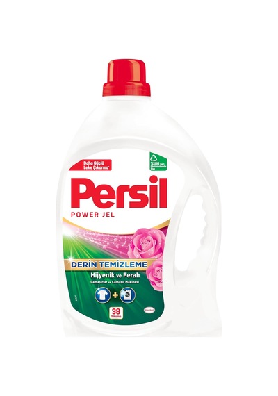 Sıvı Çamaşır Deterjanı Jel Gülün Büyüsü 38 Yıkama 0.75 LT - 2.5 LT - 12 KG