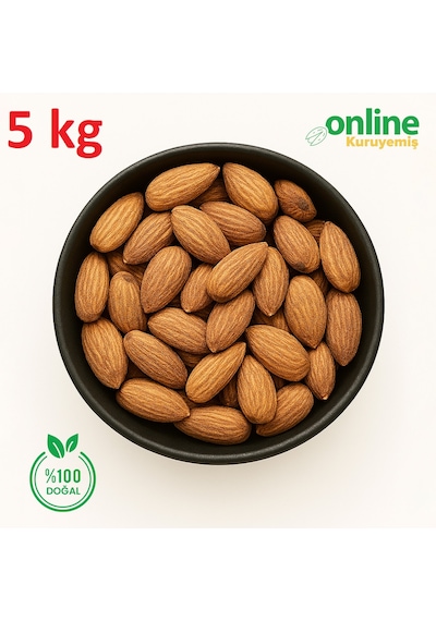 Online Kuruyemiş Yerli Badem İçi Çiğ 5 KG