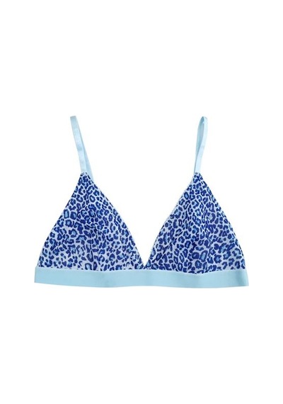 Deep Secret Mavi Leopar Tül Kapsız Bralet Ds200123br Çok Renkli