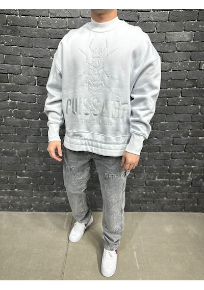 Btstilist Light Blue Sweatshirt Gri