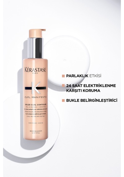 Curl Manifesto Gelée Curl Contour Kıvırcık Saçlar Için Bukle Belirginleştirici Jel Krem 15