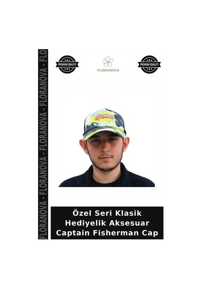 Floranova Özel Seri Klasik Hediyelik Aksesuar Captain Fisherman Cap Camo Red
