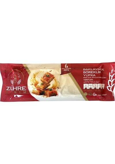 Zühre Hanım Baklavalık Böreklik Yufka 800 Gr X 4 Adet
