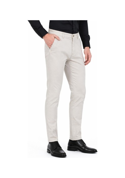 Amaro Erkek Silim Fit Kanvas Pantolon Kalıp Yazlık Bgl-st05394 Taş