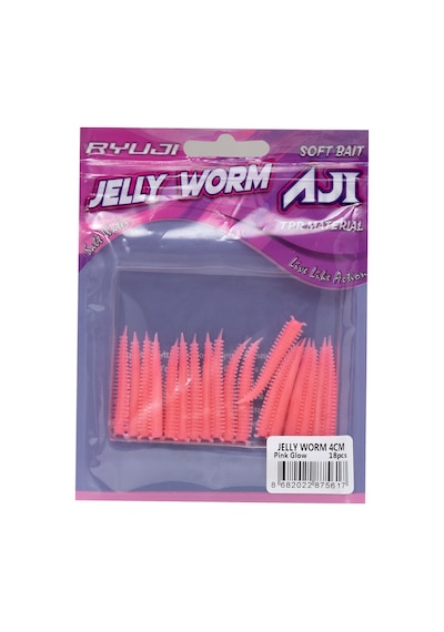Ryujı Jelly Worm 4cm, 18ad. Natural