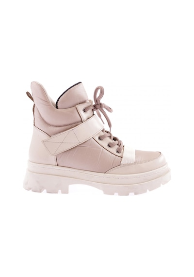 Dgn 110 Bayan Kalin Taban Sneakers Spor Ayakkabi 110-1414-R0152 Bej