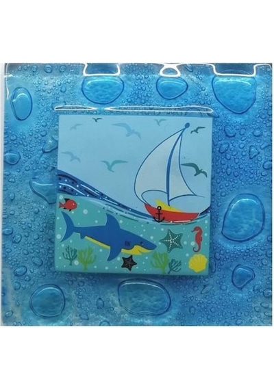 Dekoratif Cam Gider Kapağı Cam Gider Süsü 10 x 10 CM