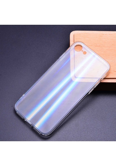 Apple Uyumlu iPhone 8 Kılıf Zore Rainbow Kapak Renksiz