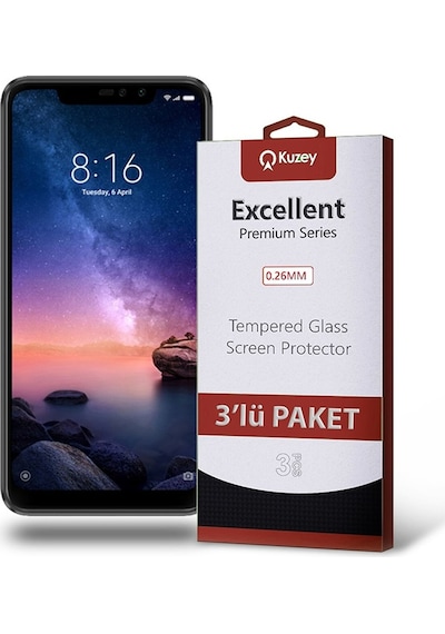 Xiaomi Redmi Note 6 Pro Ekran Koruyucu Cam 3 Adet Ekonomik Paket (552806187) 20 Tl Fark Ile Apple Uyumlu iPhone Hızlı Şarj Kablosu