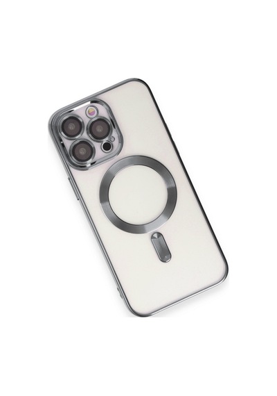 Apple Uyumlu iPhone 15 Pro Uyumlu Kılıf Kross Magneticsafe Kapak - Titan Gri