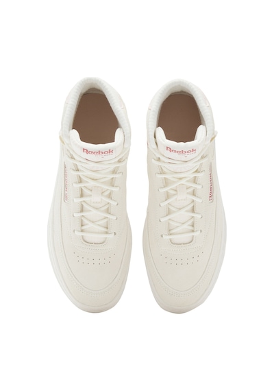 Reebok Club C Geo Mid Kirik Beyaz Kadın High Sneaker 101520132 Beyaz - Kırık Beyaz