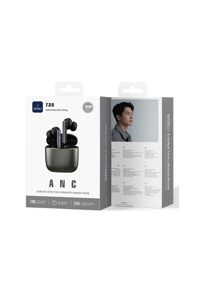 Wiwu T36 Hybrid Anc/enc Teknolojili Bluetooth 6.0  Kulak İçi Kulaklık