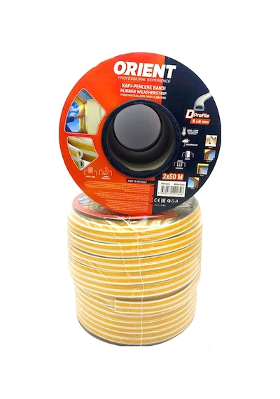 Beyaz 100mt2x50mtbobin Fitil Kapı Pencere Bant Standart