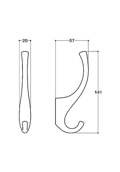 Askılık 20 Mm Krom - Aas2080 0020 Cr