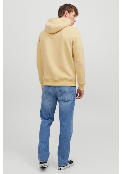 Jack & Jones Jack&jones Kapüşonlu Standart Kalıp Sarı Erkek Sweatshirt 12242197 001