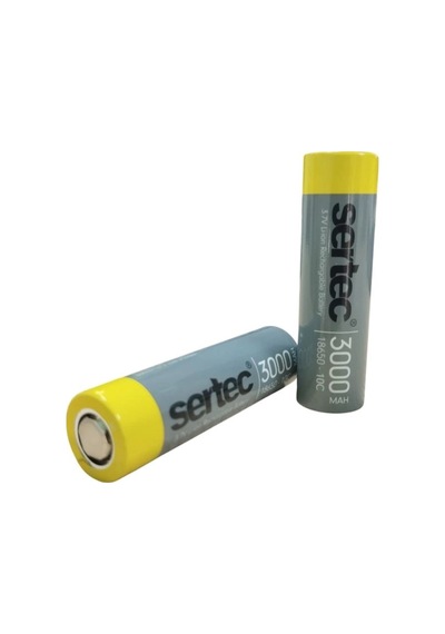 Tedar Sertec 18650 3.7v 3000 Mah 10c Li-ıon Şarjlı Pil Najmaddin