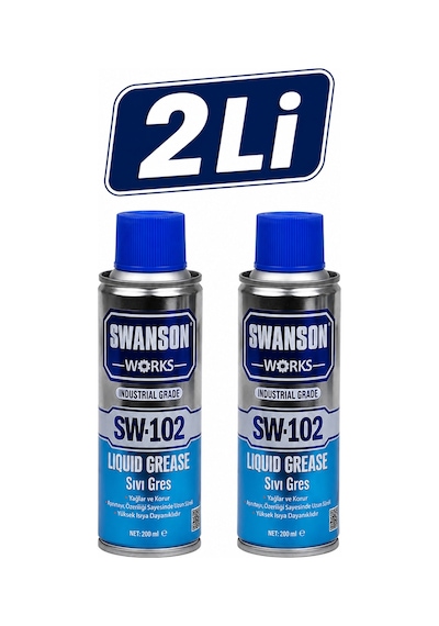 Sıvı Gres Spreyi 200 Ml Sw-102 2'li