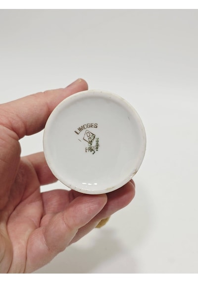 Limoges Kuş Desenli Porselen Parfüm Şişesi 12x6x6cm