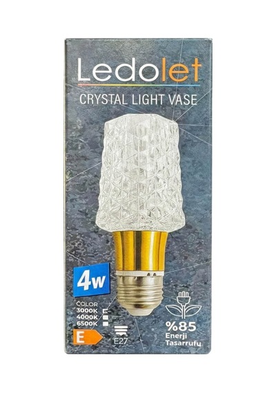 Ledolet 4w Kristal Led Ampul