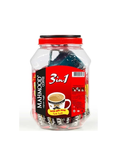 Mahmood Coffee 3'ü 1 Arada Hazır Kahve 36'lı + Fincan