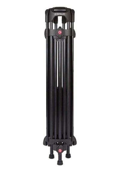 Tatsujin 0508B Pro Broadcast Profesyonel Video Tripod 190CM 9 kg