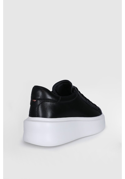 Lufian 121230109 Grace Unisex Hakiki Deri Sneaker Ayakkabı Siyah
