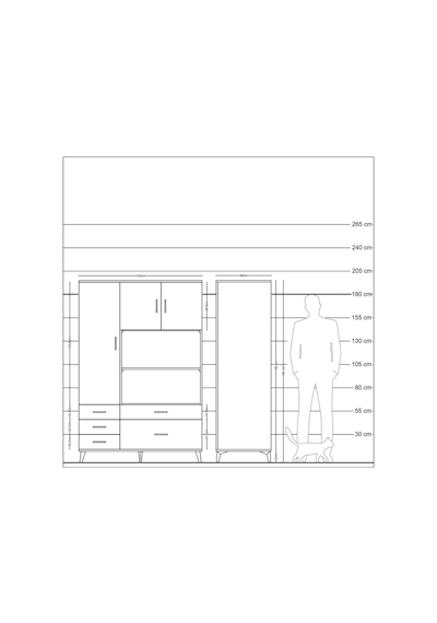 Kronos Dolap 7 Raflı 5 Çekmeceli 3 Kapaklı 132x59x195 Antrasit-antrasit/çam Antrasıt/atlas Çam Kronos Dolap 7 Raflı 5 Çekmeceli 3 Kapaklı 132x59x195 Antrasit-antrasit/çam Antrasıt/atlas Çam