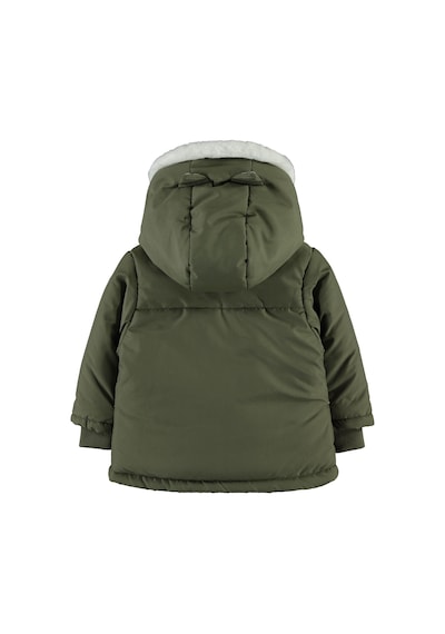 Civil Baby Kız Bebek Kapüşonlu Mont 6-18 Ay Haki 21a691004k01-1 Haki