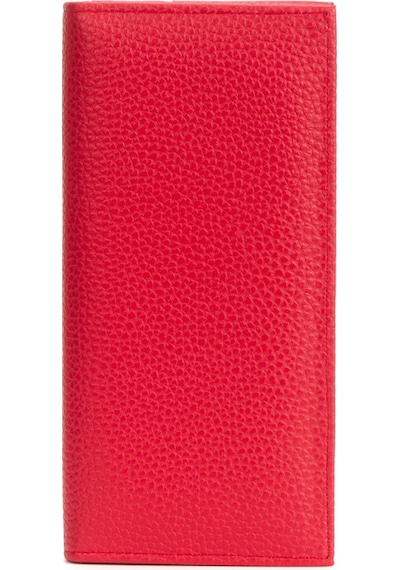 Newish Polo Erkek Deri Telefon Kağıt Para Bölmeli Portföy Kartlık Ve Cüzdan New397 Kırmızı