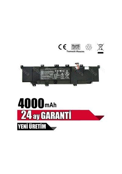Asus Uyumlu Vivobook S300C. S300Ca. S400C. S400Ca Batarya Pil C31-X402 Asus Uyumlu Vivobook S300C. S300Ca. S400C. S400Ca Batarya Pil C31-X402