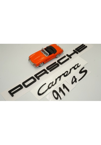 Porsche Carrera 911 4S Bagaj 3M 3D Abs Yazı Logo Amblem Seti (549168906)