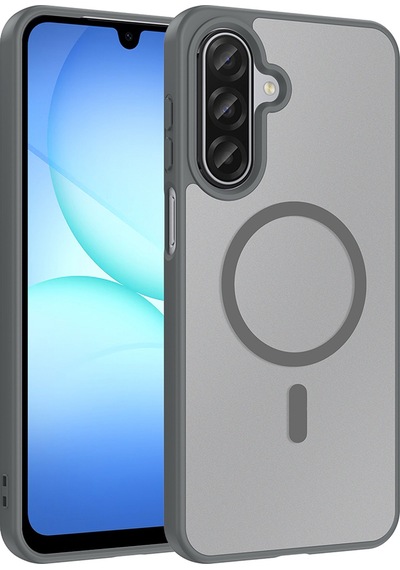 Adige Samsung Uyumlu Galaxy A17 Kılıf Babet Araç Tutucu Özellikli Silikon