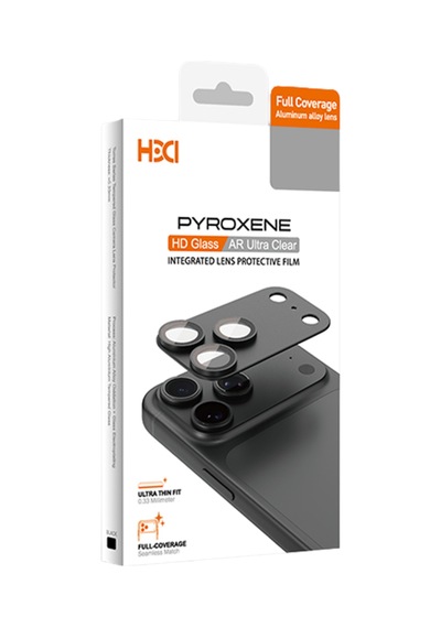 Hdd Apple İphone 18 Pro Max Uyumlu Ar+af Sapphire Kamera Cam Koruyucu - Siyah