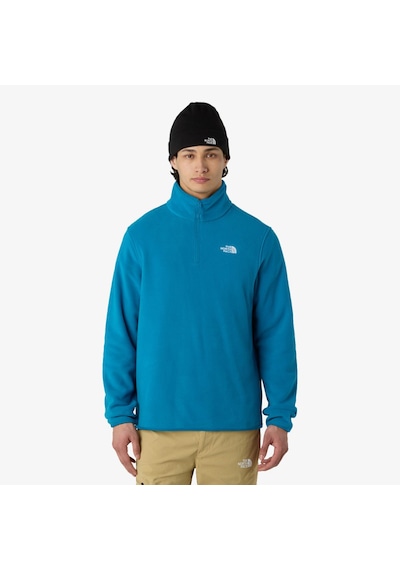 The North Face Glacier Fleece Erkek Mavi Dik Yaka Sweatshirt Mavi