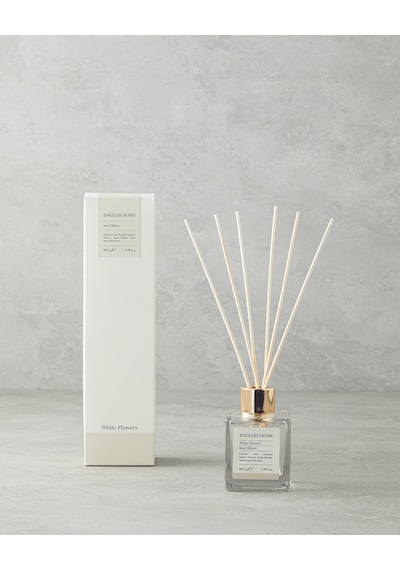 English Home Beyaz Çiçekler Çubuklu Oda Kokusu 100 Ml Beyaz Çiçek