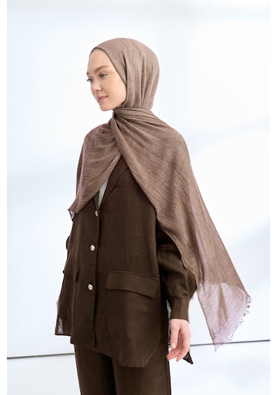 Armanda Organic Touch Ketens Viskoz Şal- 3601 Camel