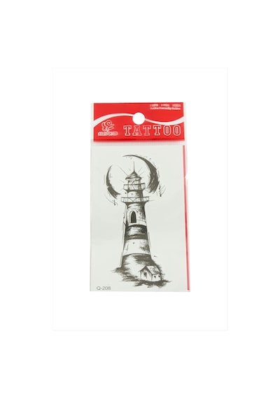 Deniz Feneri Tattoo Dövme Sticker