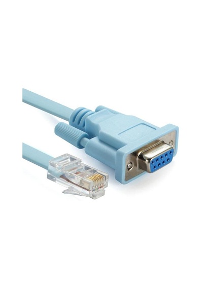 Ancheyn Rj45 To Rs232 9 Pin Cat5e 6 Çevirici Dönüştürücü Adaptör Ethernet Kablosu 4335