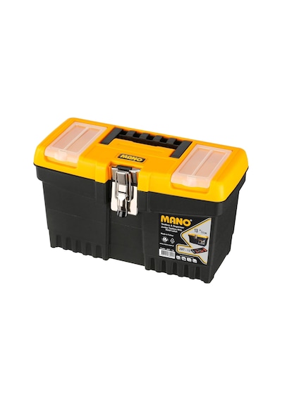 Tr Jmt/13 Organizerli Jumbo Metal Kilitli Takım Çantası, Polipropilen, Siyah/sarı, 13 '' Genel
