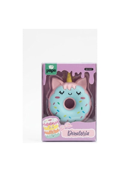 Unicorn Donut Tasarımlı Silgi - Tatlı Donut Şekilli Eğlenceli Çocuk Kırtasiye Ve Okul Silgisi