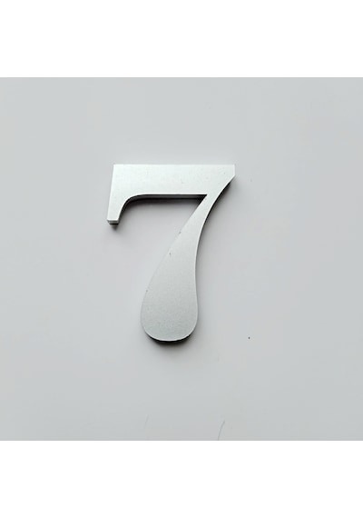 Gendec 5 Cm No 7 Yapışkanlı Metalik Gri
