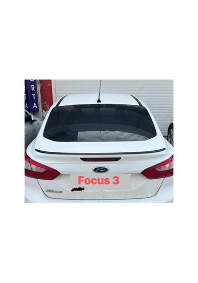 Ford Focus 3 Astarlı Plastik Spoiler