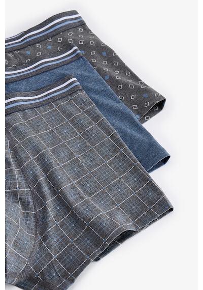 Penti Erkek Blend Çizgili 3lü Boxer Çok Renkli