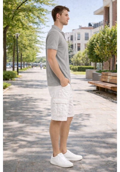 Alexander Gardi Alexandergardı Regular Fit Polo Yaka T-shirt Gri